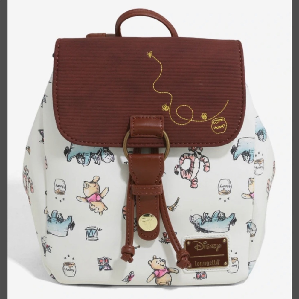 Loungefly Winnie The Pooh Character Mini Backpack